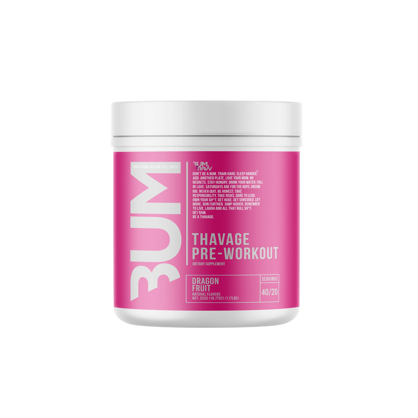 CBUM Thavage Pre-Workout