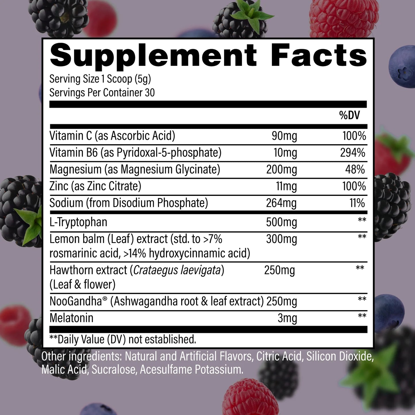 Raw Sleep Formula Powder with NooGandha
