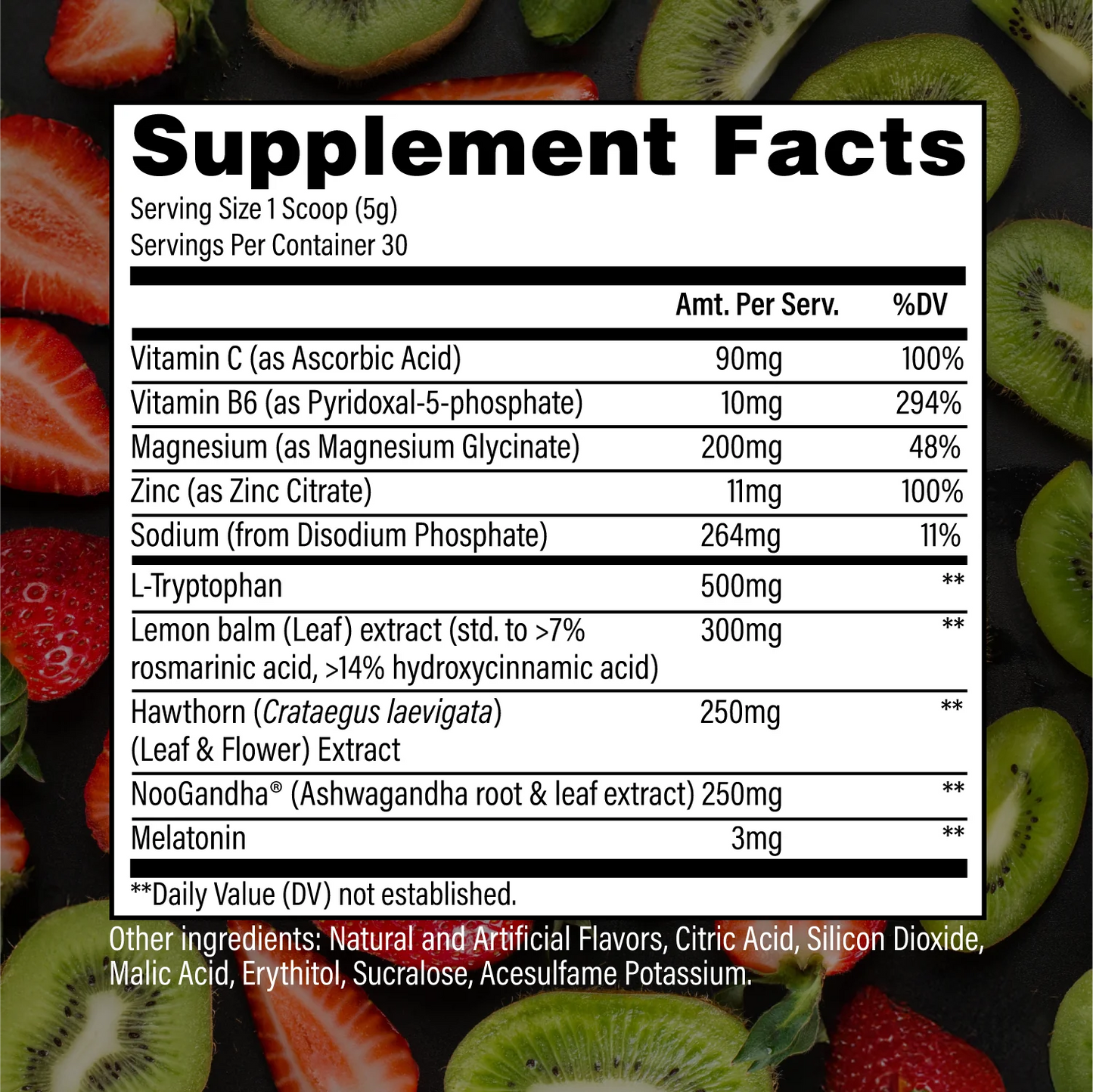 Raw Sleep Formula Powder with NooGandha