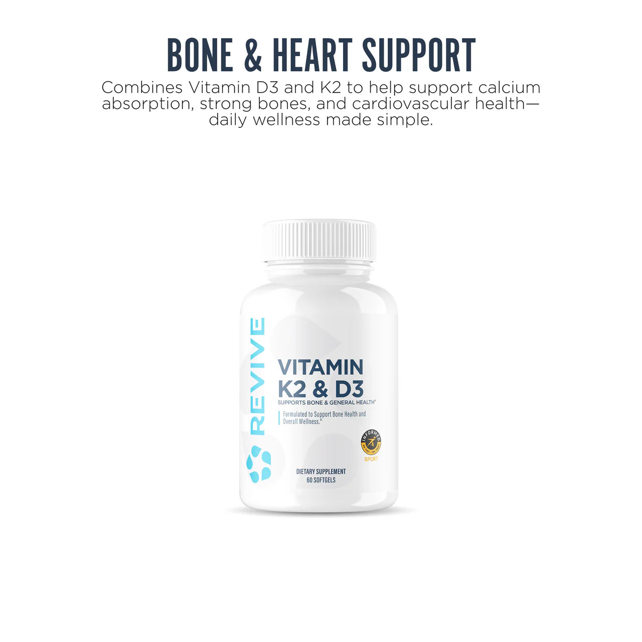 REVIVE MD Vitamin K2 & D3