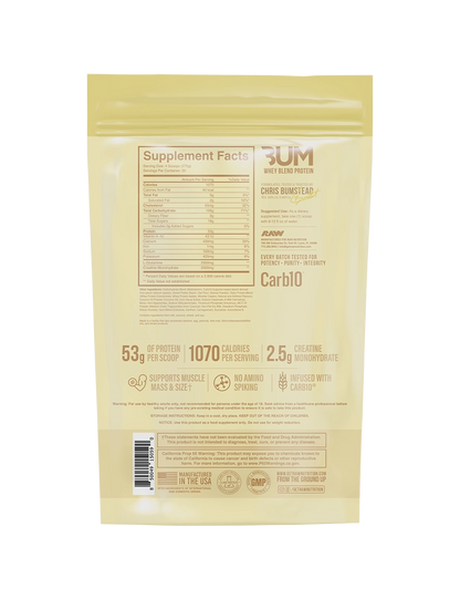 RAW Nutrition CBUM Mass Gainer